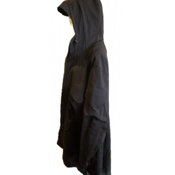 Y-3 Adidas/Yohji Yamamoto Hooded Double Zip Fishtail Coat - Picture 4 of 16